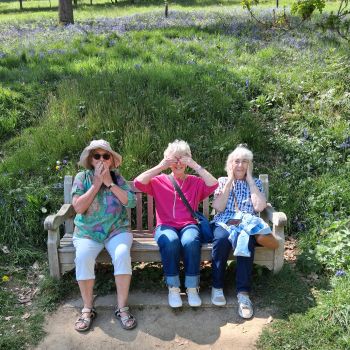 The three wise walkers! The three wise walkers!