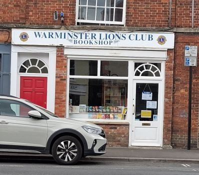 Warminster Lions' book shop Warminster Lions' book shop