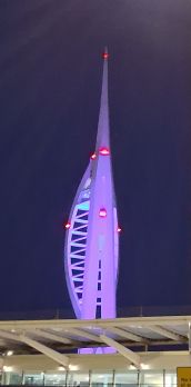 Spinnaker Tower by night Spinnaker Tower by night
