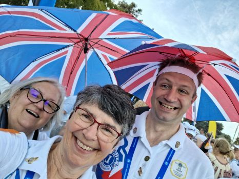 Di and me with Council Chair Stu Young Di and me with Council Chair Stu Young