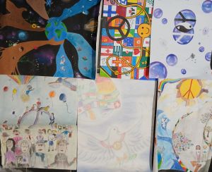 a group Peace Posters