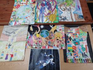 group of posters depicting peace group of posters depicting peace